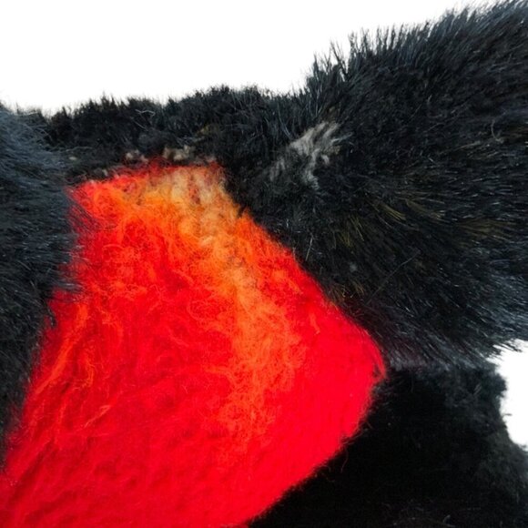 Vintage Rubber Face Monkey Plush Doll With Banana Red Top Sneakers 14 inch - Picture 7 of 8